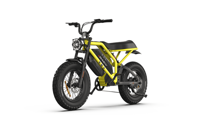RAEV Bullet GTX Emoto eBike – 1500W Electric e - moto style Bike with Dual Suspension - Moto Style eBike - RAEV-GTX-28AH-Y eBike Super Shop