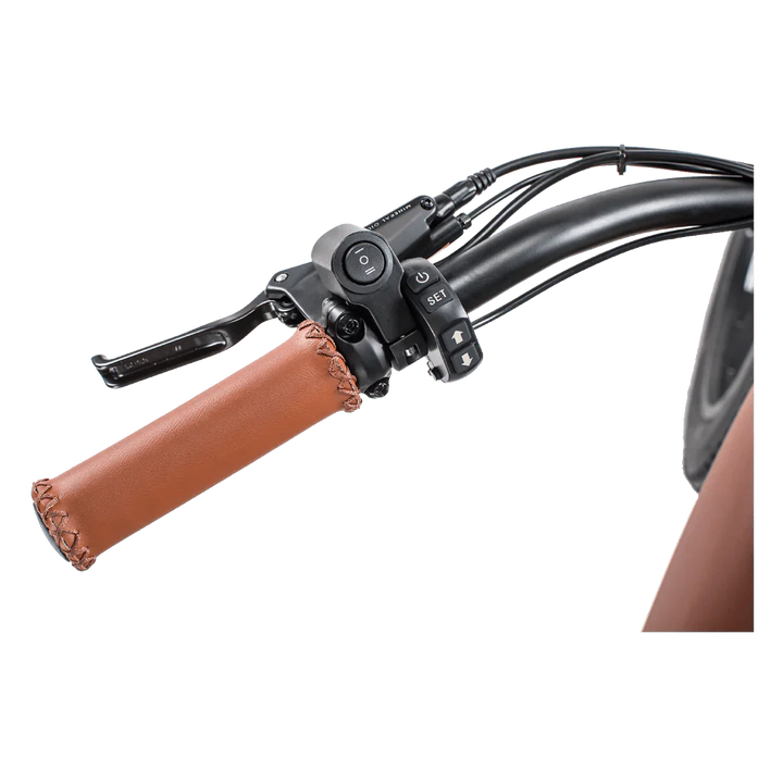 REVI Cheetah 750w Step Over Ebike 26x4 Fat Tire Electric Vintage eBike - Fat Tire eBike - REVI|FATT|BLACK48V1|0029 eBike Super Shop