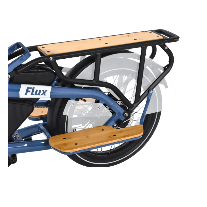 REVI Flux 750w Step Thru Ebike 20x2.4 Fat Tire Mini Fat Tire Electric Cargo eBike - Cargo eBike - REVI|CARGO|DARK|0046 eBike Super Shop