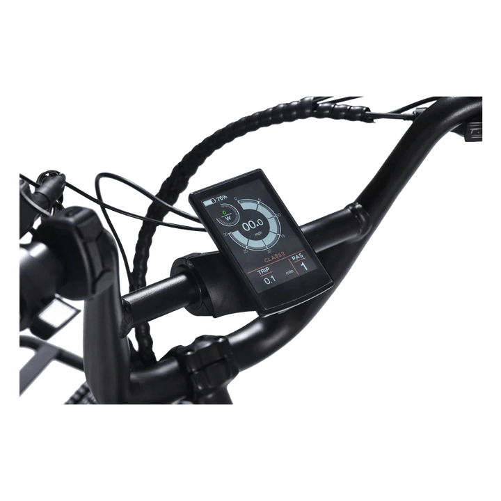 REVI Flux 750w Step Thru Ebike 20x2.4 Fat Tire Mini Fat Tire Electric Cargo eBike - Cargo eBike - REVI|CARGO|DARK|0046 eBike Super Shop