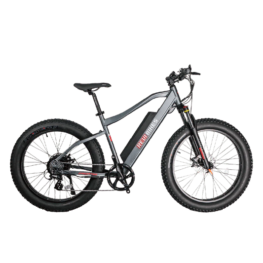 REVI Predator 750w Step Over Ebike 26x4 Fat Tire Electric Fat Tire Mountain eBike - Mountain eBike - REVI|MOUNT|BLACK|0033 eBike Super Shop