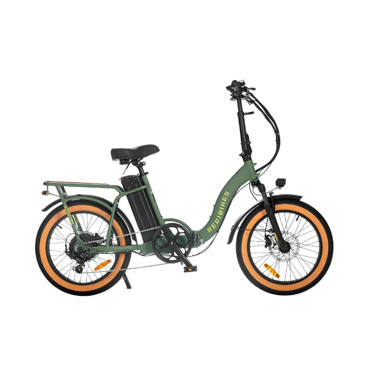 REVI Rebel 2 750w Step Thru Ebike 20x3 Fat Tire Electric Folding eBike - Folding Ebike - eBike Super Shop