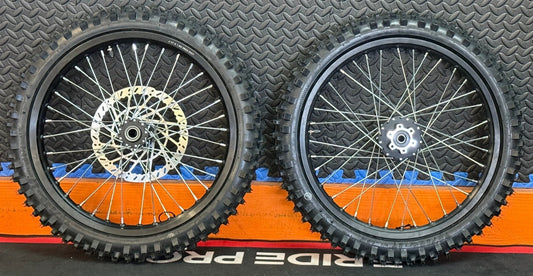 Surron eMoto Wheel Set CST Knobby 19"/19" Front & Rear Wheel & Tire Set for Electric Dirt Bikes *Does not include rotor or sprocket* - Surron Wheel & Tire Set - EBIKE|2775 eBike Super Shop