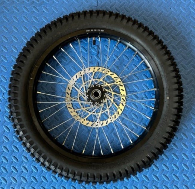 Throne eMoto Wheel Set Shinko 241 Dual Sport 17" Front Wheel & Tire Set for e - Moto Bikes *Does not include rotor or sprocket* - Throne Wheel & Tire Set - Throne | Shinko | 17 inch | Front Wheel & Tire Set eBike Super Shop