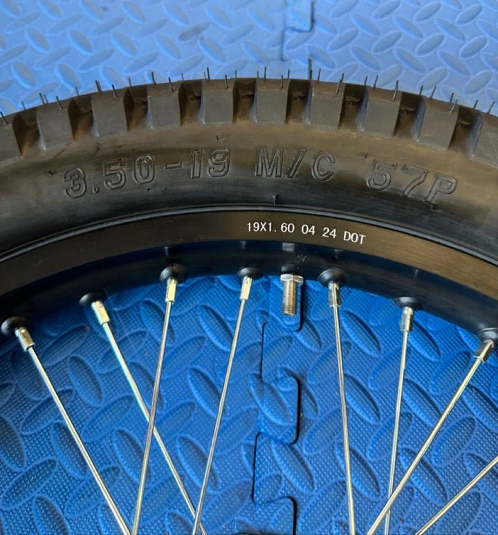 Throne eMoto Wheel Set Shinko 241 Dual Sport 19" Rear Wheel & Tire Set for e - Moto Bikes *Does not include rotor or sprocket* - Throne Wheel & Tire Set - Throne | Shinko | 19 inch | Rear Wheel & Tire Set eBike Super Shop