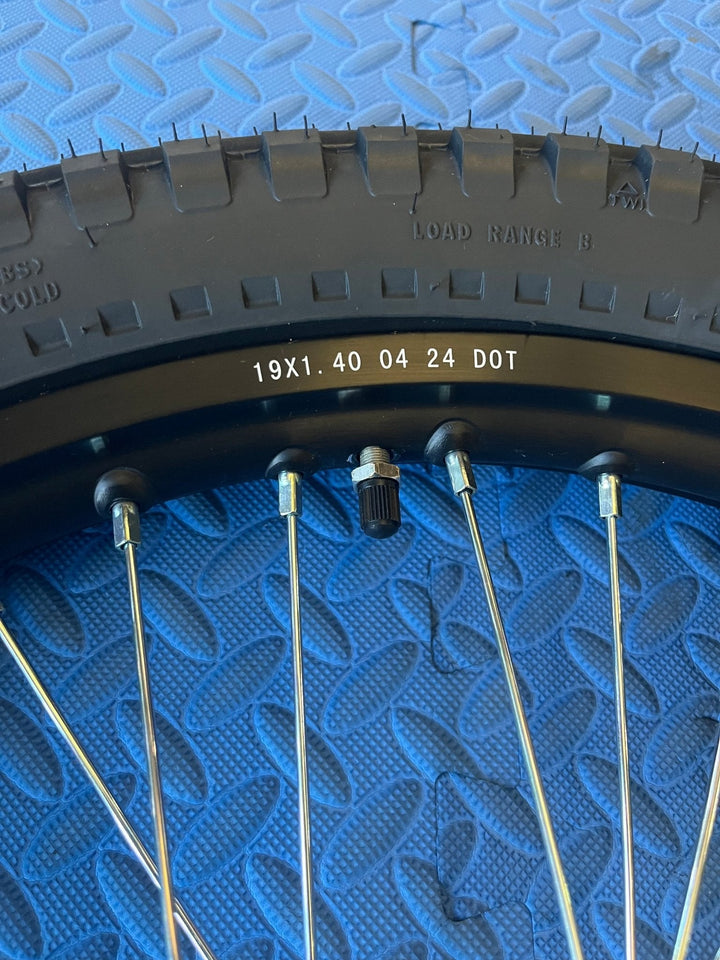 Throne eMoto Wheel Set Shinko 241 Dual Sport 19"/19" Front & Rear Wheel & Tire Set for Moto Bikes *Does not include rotor or sprocket* - Throne Wheel & Tire Set - Throne | Shinko | 19 inch | Front Wheel & Tire Set eBike Super Shop