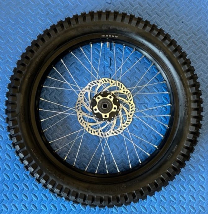 Throne eMoto Wheel Set Shinko 241 Dual Sport 19"/19" Front & Rear Wheel & Tire Set for Moto Bikes *Does not include rotor or sprocket* - Throne Wheel & Tire Set - Throne | Shinko | 19 inch | Front Wheel & Tire Set eBike Super Shop