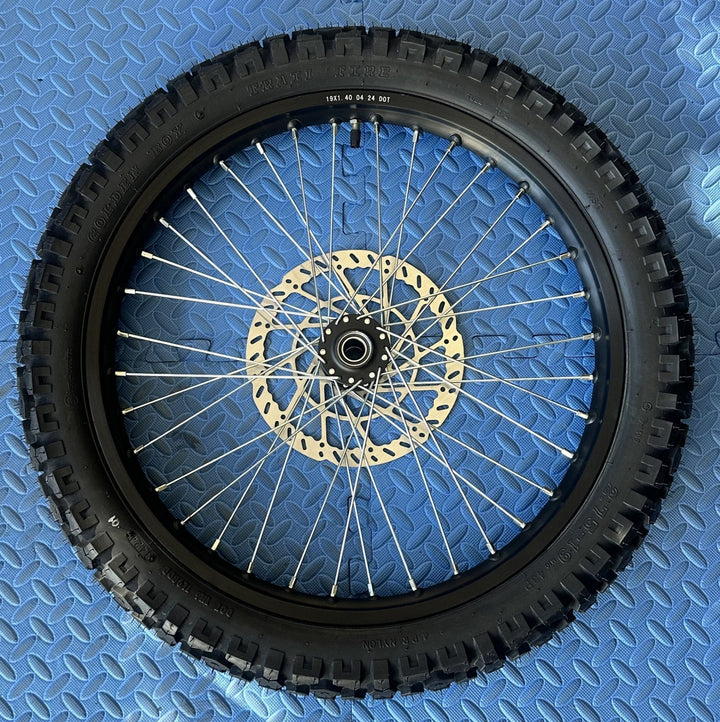Throne eMoto Wheel Set Shinko 244 Dual Sport 17"/19" Front & Rear Wheel & Tire Set for Moto Bikes *Does not include rotor or sprocket* - Throne Wheel & Tire Set - Throne | Shinko | 17 inch | Front Wheel & Tire Set eBike Super Shop