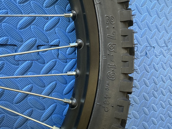 Throne eMoto Wheel Set Shinko 244 Dual Sport 19" Front Wheel & Tire Set for e - Moto Bikes *Does not include rotor or sprocket* - Throne Wheel & Tire Set - Throne | Shinko | 19 inch | Front Wheel & Tire Set eBike Super Shop