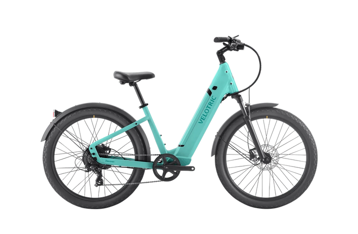VELOTRIC Discover 1 Plus 500w Step Thru eBike 26x2.5 Urban Electric Urban eBike - Urban eBike - VELOT|URBAN|CYAN|0260 eBike Super Shop