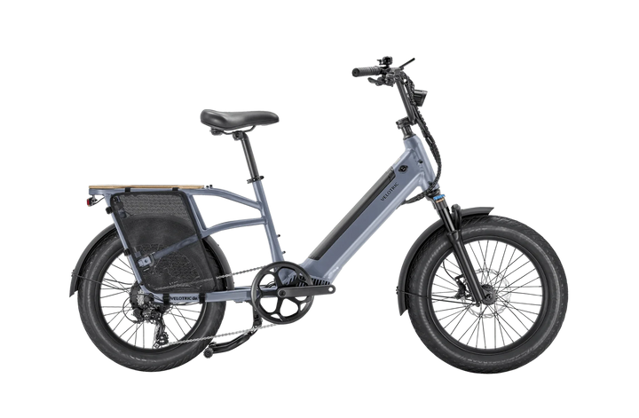 VELOTRIC Go 1 500w Step Thru eBike 20x3 Urban Electric Cargo eBike - Cargo eBike - eBike Super Shop